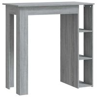 mesa alta con estante gris sonoma 102x50x1035 cm vidaxl