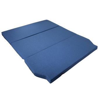 Cama Camper Opel Vivaro Combi - 8cm De Grosor Con Hr 25kg/m3 Y 6cm De Viscoelástica - Azul
