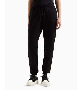 A|X Armani Exchange para mujer. XW000837AF13397UC001 Pantalón Joggers Scuba negro (XL), Casual, Deportivo, Viscosa