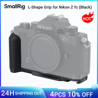 empunadura smallrig zfc en forma de l para nikon z fc soporte en l negro con orificio roscado de 14 -20 placa de liberacion rapida para zapata fria para arca