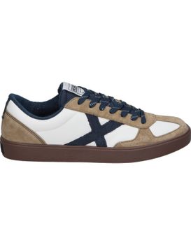 Zapatillas Para Hombre Munich Break 4046045 Blanco Y Negro 41