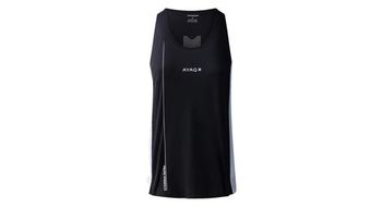 Camiseta de tirantes ayaq tenno negra mujer