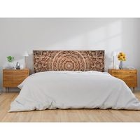 oedim cabecero cama pvc madera mandalah131  disponible en varias medidas  cabecero ligero elegante resistente y economico madera oscura mandalah131 200x60cm