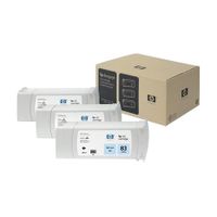 hp 83 light cyan uv original 3 ink multipack