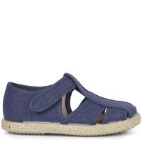 pisamonas zapatillas pepito sandalia aberturas lona y yute para nino