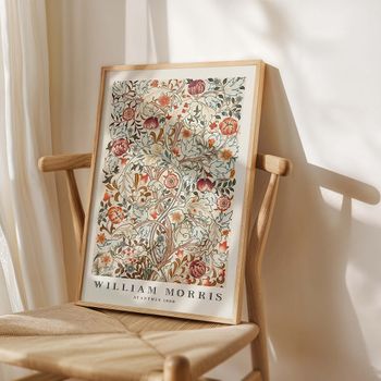 Cuadro acanthus, marco premium chapado en roble, 30x40 cm