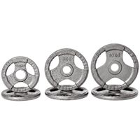 homcom juego de 6 discos de pesas de acero peso total de 35 kg discos olimpicos con orificio para entrenamiento en casa gimnasio plata   aosom espana