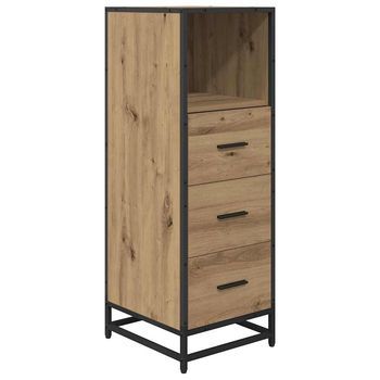 Juego De Muebles De Baño | Armario De Baño Roble Artesanal 35 X 37,5 X 100 Cm