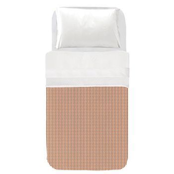Cubrecama Infantil Vichy Marrón -  Cama105x200 (205x280)