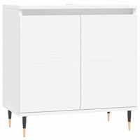 armario de bano  mueble bano madera de ingenieria blanco 58x33x60 cm