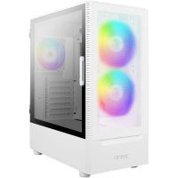 antec nx410 cristal templado argb usb 30 blanca