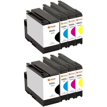 Pccom Essential Hp 932xl/933xl Cartucho Tinta Compatible Negro/cian/magenta/amarillo Pack 5