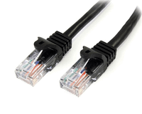 cable 5m de red snagless negro