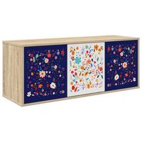 mueble de tv montado en la pared mainz 102 x 33 x 40 cm vidaxl