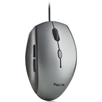 ngs moth gray raton con adaptador usb-c 1600 dcpi gris