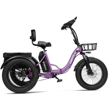 Bicicleta Eléctrica Eskute T302 Pro Bici 250w 48v20,8ah Plegable Morada