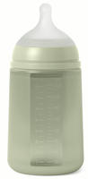 suavinex colour essence biberon botella silicona flujo m verde 3m 240 ml