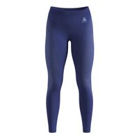 odlo performance warm eco big logo bottom long malla mujeres-azul