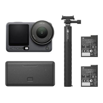 Cámara Deportiva DJI Osmo Action 6 Adventure Combo 4K UltraHD WIFI BT UltraWide Estabilización
