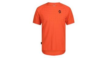 Maillot de manga corta para hombre scott trail  p   strong vertic  strong   p pro naranja