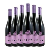 estancia piedra vino tinto topo toro joven 75 cl 145 vol pack de 6 unidades
