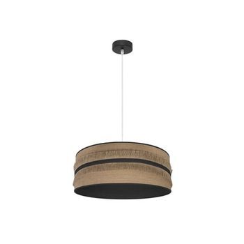 Colgante Natalia 1xe27 Negro/saco-negro Regx50x50 Cm