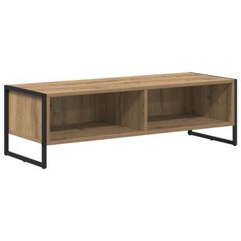 Mueble De Tv | Mueble De Salón | Gabinete De Tv Roble Artesanal 100 X 36.5 X 30.5 Cm