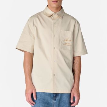 Axel Arigato Stitch Logo Cotton-Poplin Shirt - L