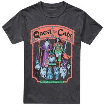 Steven Rhodes Camiseta Quest For Cats para mujer
