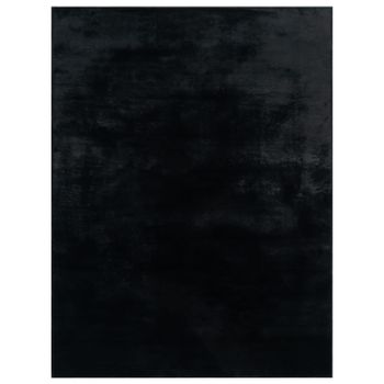 Alfombra suave Solina negro 160x220 cm