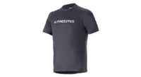 maillot de manga corta alpinestars  p a dura switch  p para ninos negro