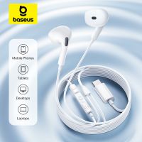 baseus-auriculares intrauditivos con cable cz19 tipo c cascos con microfono y cable para ios mac xiaomi samsung huawei ordenador telefono movil