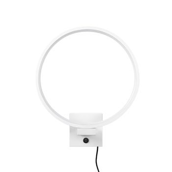 Lámpara De Pared Halka-13310 Blanco Metal 30x36x9 Cm