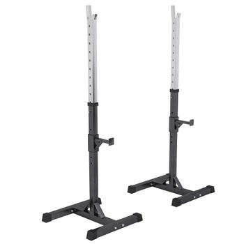 Gorilla Sports Rack de Sentadillas | Soporte de Barra Ajustable - Entrenamiento Intensivo