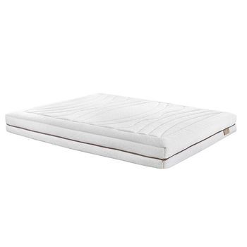 Colchón Látex Natural 100% Látex 21 Cm Cero Sintético-135x200-blanco