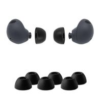 comply tapones para los oidos de espuma premium compatibles con samsung galaxy buds2 pro tamano sml nueva version 2025 con herramienta de limpieza color negro 3 pares fabricados en estados