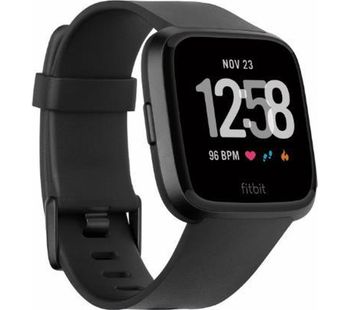 FITBIT Versa Classic Band - Black, Small, Black