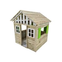 casita de madera masgames lollipop xl horeca verde