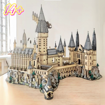 6020 Piezas de Bloques de Construcción de Castillo Escolar Mágico Icónico Popular de Películas, Modelo de Escena Grande para Ensamblar DIY, Decoración de Escritorio, Regalos