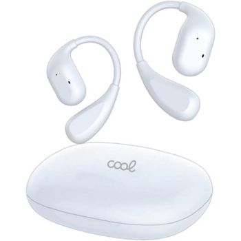 Auriculares Cool Moon inalámbricos Bluetooth con Cancelación de Ruido, Micrófono, Control de Volumen y sonido envolvente Blancos