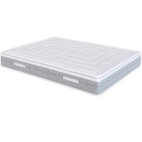 colchon viscoelastico modelo diamond 120 x 190 x 28cm maxima adaptabilidad - todas las medidas blanco y gris