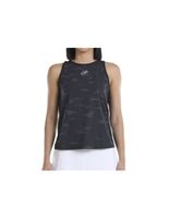 camiseta de padel bullpadel unase azul marino mujer
