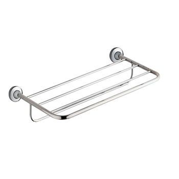 Estante De Toallas De Pared De Latón Cromado