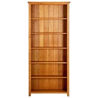 estanteria de 6 niveles de madera marron 80x225x180 cm