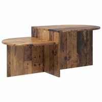 mesa de cafe - mesa de centro - mesa baja madera envejecida 100 x 50 x 40 cm