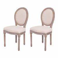 vidaxl sillas de comedor 2 unidades lino