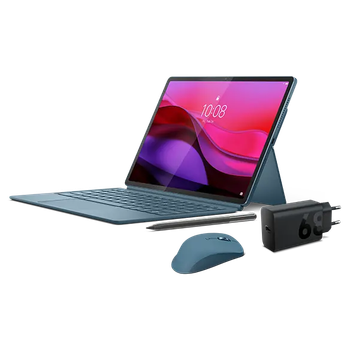 Lenovo Yoga Tab (16GB 256GB) (Wifi) - Tidal Teal + Charging Adaptor & Yoga Pro Mouse (Tidal Teal) Qualcomm® Snapdragon™ 8 Gen 3 Processor (3,30 GHz )/Android/256 GB UFS 4.0