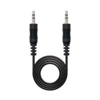 cable audio nanocable 10240103 jack 35 mm macho-macho 3m negro estereo