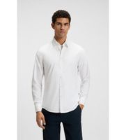 boss para hombre 50518304 camisa relagant blanco xxl casual algodon manga larga