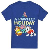 dessins animes camiseta a pawfect holiday para hombre